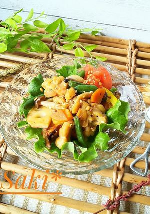 ココナッツ香る*テンペの胡麻油野菜炒め*-レシピのメイン写真