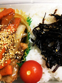 超楽々 弁当用 韓流豚生姜炒め 作ります-レシピのメイン写真