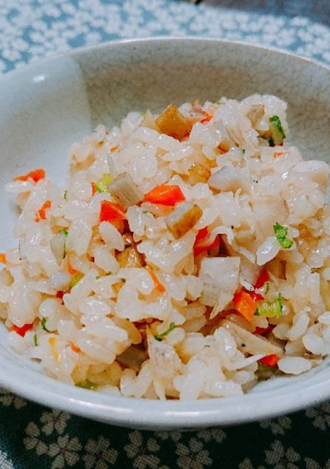 あたただしで根菜としらすの炊き込みご飯-レシピのメイン写真