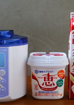 ナチュレ恵で簡単！自家製ヨーグルト-レシピのメイン写真