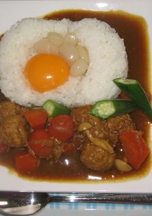 元気にいこうぜ!ボールカレー!-レシピのメイン写真