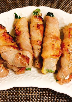 肉巻きギョウジャニンニク-レシピのメイン写真