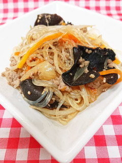 簡単☆ひき肉の春雨チャプチェ♪-レシピのメイン写真