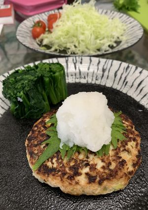 食's 定番 むね肉ハンバーグ ①-レシピのメイン写真
