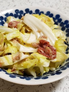 超簡単!キャベツのさっぱり梅ツナ和え-レシピのメイン写真