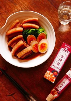 柔らかジューシー豚バラブロックと卵の煮物-レシピのメイン写真