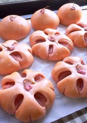 さくらあんぱん-レシピのメイン写真