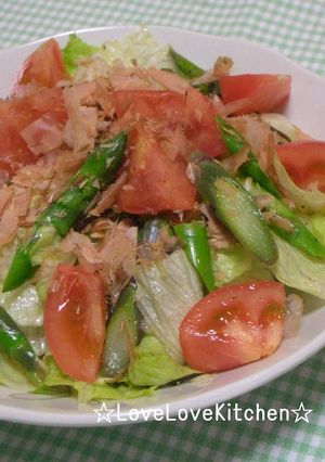 アスパラと塩昆布のあっさり和風サラダ♪-レシピのメイン写真