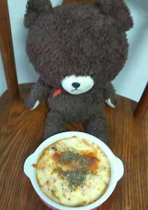 しめじベーコンとキムチのグラタン‼-レシピのメイン写真