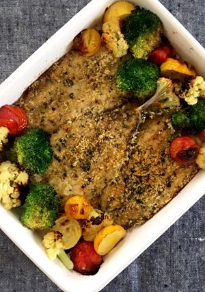 オイル漬け魚のハーブパン粉焼き-レシピのメイン写真