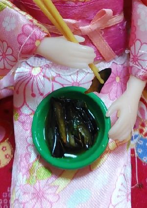 リカちゃんサイズ♡なすの煮浸しꕤ*.ﾟ-レシピのメイン写真