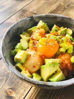 納豆アボカドキムたま丼-レシピのメイン写真