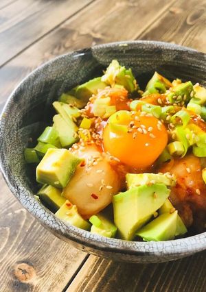 納豆アボカドキムたま丼-レシピのメイン写真