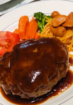 ＊我が家のハンバーグの作り方＊-レシピのメイン写真