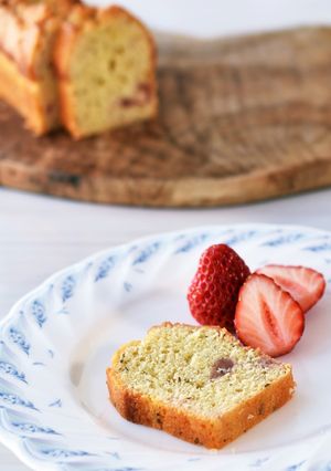 桜のパウンドケーキ-レシピのメイン写真