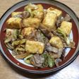 春キャベツと豆腐の中華風炒め