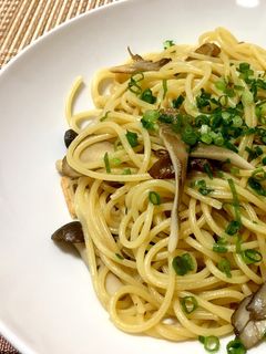 松茸の風味!永谷園お吸いもので和風パスタ-レシピのメイン写真