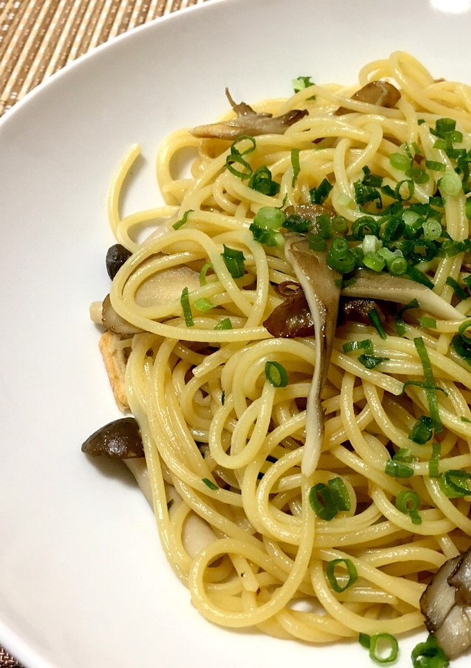 松茸の風味！永谷園お吸いもので和風パスタ-レシピのメイン写真