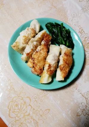 豚こまのネギチーズ包み焼き-レシピのメイン写真