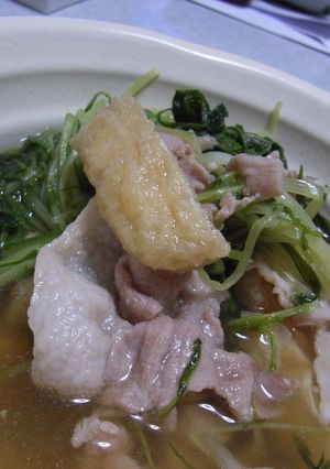 水菜の煮びたし-レシピのメイン写真