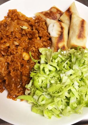簡単カレールーを使ったチキンライス-レシピのメイン写真