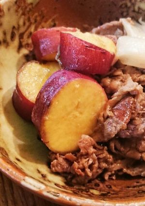 牛肉とさつまいもの煮物-レシピのメイン写真