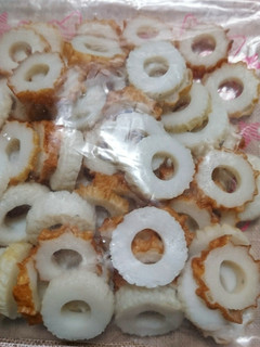 ちくわは切って冷凍します(^3^)/-レシピのメイン写真