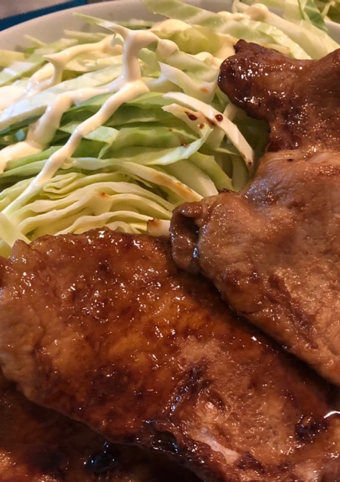 【男の手料理】5分で豚ロースしょうが焼き-レシピのメイン写真