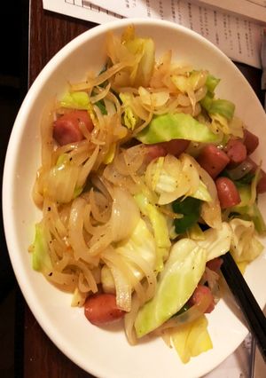 マッスルウィンナーと野菜炒め-レシピのメイン写真