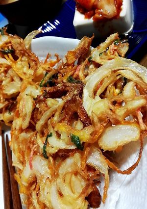 簡単めちゃうま新玉のかき揚げ( 〃▽〃)-レシピのメイン写真