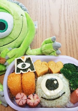 モンスターズインク マイク キャラ弁★-レシピのメイン写真
