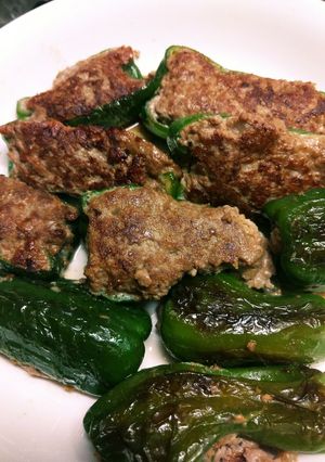 ピーマンの肉詰め粉いらずではがれない裏技-レシピのメイン写真
