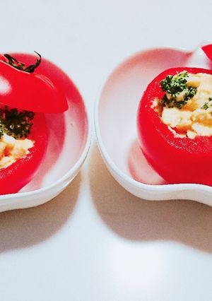 トマトのファルシー-レシピのメイン写真