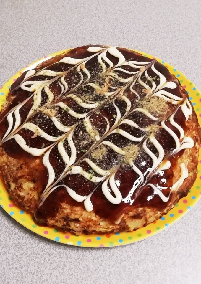サイリウムのお好み焼き風-レシピのメイン写真