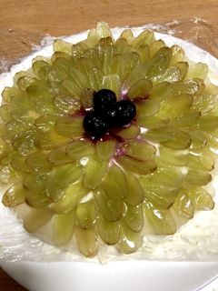 ぶどうのレアチーズケーキ-レシピのメイン写真