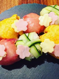 簡単◎お花見に手まり寿司-レシピのメイン写真