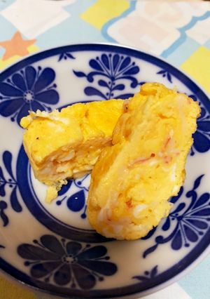 蟹かまぼこ入り厚焼き卵-レシピのメイン写真