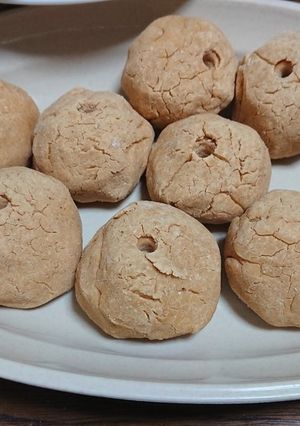 米粉で作る✨胡麻きな粉パン-レシピのメイン写真