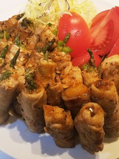 アスパラと山芋の豚肉巻き-レシピのメイン写真