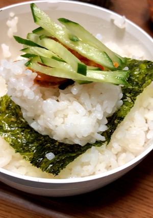 家でもできる！簡単韓国海苔おにぎり！-レシピのメイン写真