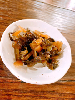 野沢菜漬けの炒め物-レシピのメイン写真