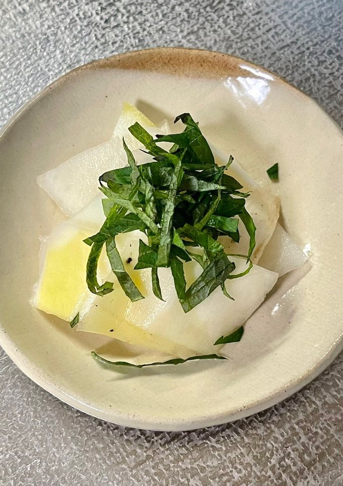 大根の皮のはちみつ梅酢漬け-レシピのメイン写真