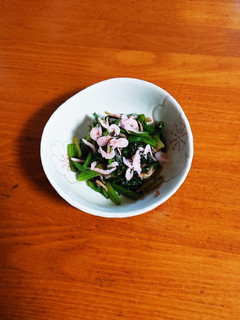 ほうれん草と網えびの佃煮和え-レシピのメイン写真