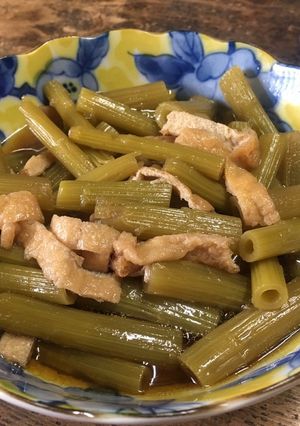 ふきのとうの茎の煮物-レシピのメイン写真