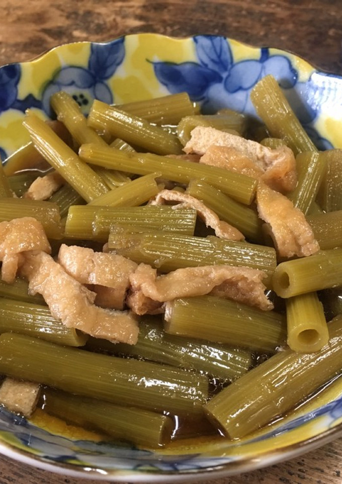ふきのとうの茎の煮物-レシピのメイン写真