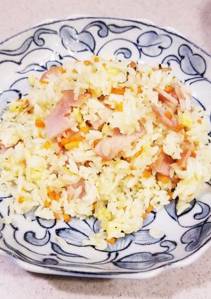 ハムのピラフ-レシピのメイン写真