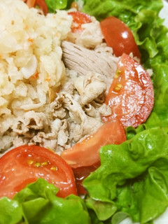 111 おろしも豚しゃぶサラダうどん-レシピのメイン写真