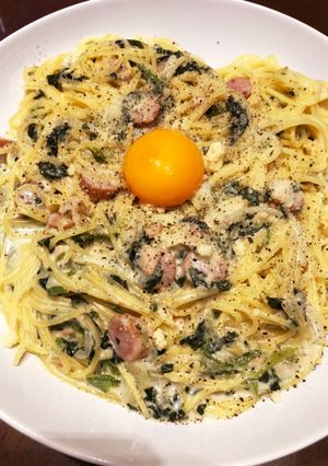 グルテンフリーのクリームパスタ-レシピのメイン写真