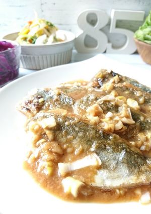鯵の甘酒黒酢醤油焼き-レシピのメイン写真