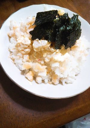 塩せんべいご飯-レシピのメイン写真
